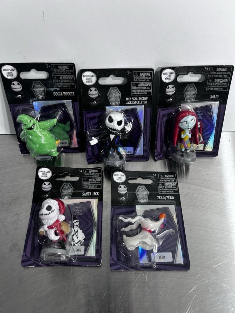 The Nightmare Before Christmas 30th Anniversary Figures (Complete Set Of 5)